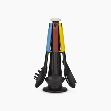 Joseph Joseph Elevate 6 Piece Utensil Set with Storage Stand - Multicolor